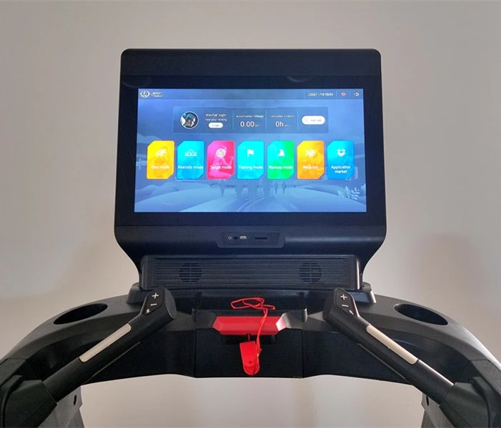 touch screen treadmill display